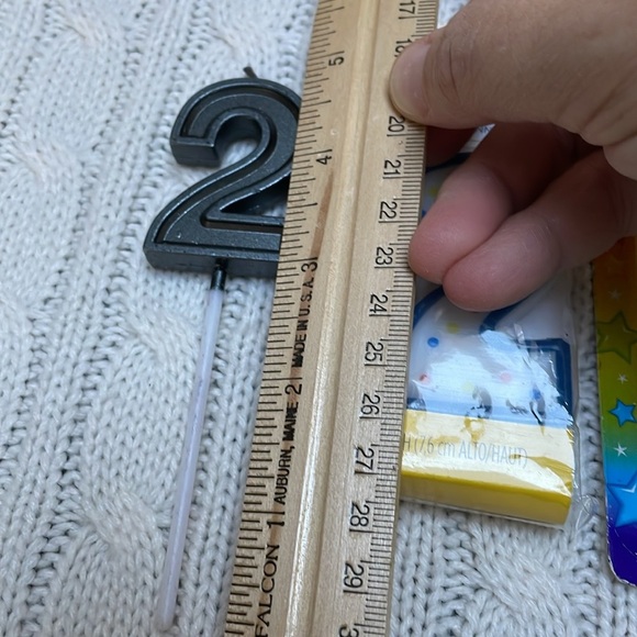 NWOT Birthday candles 7 pk lot. 77 candles in total numerical combinations - Picture 11 of 14